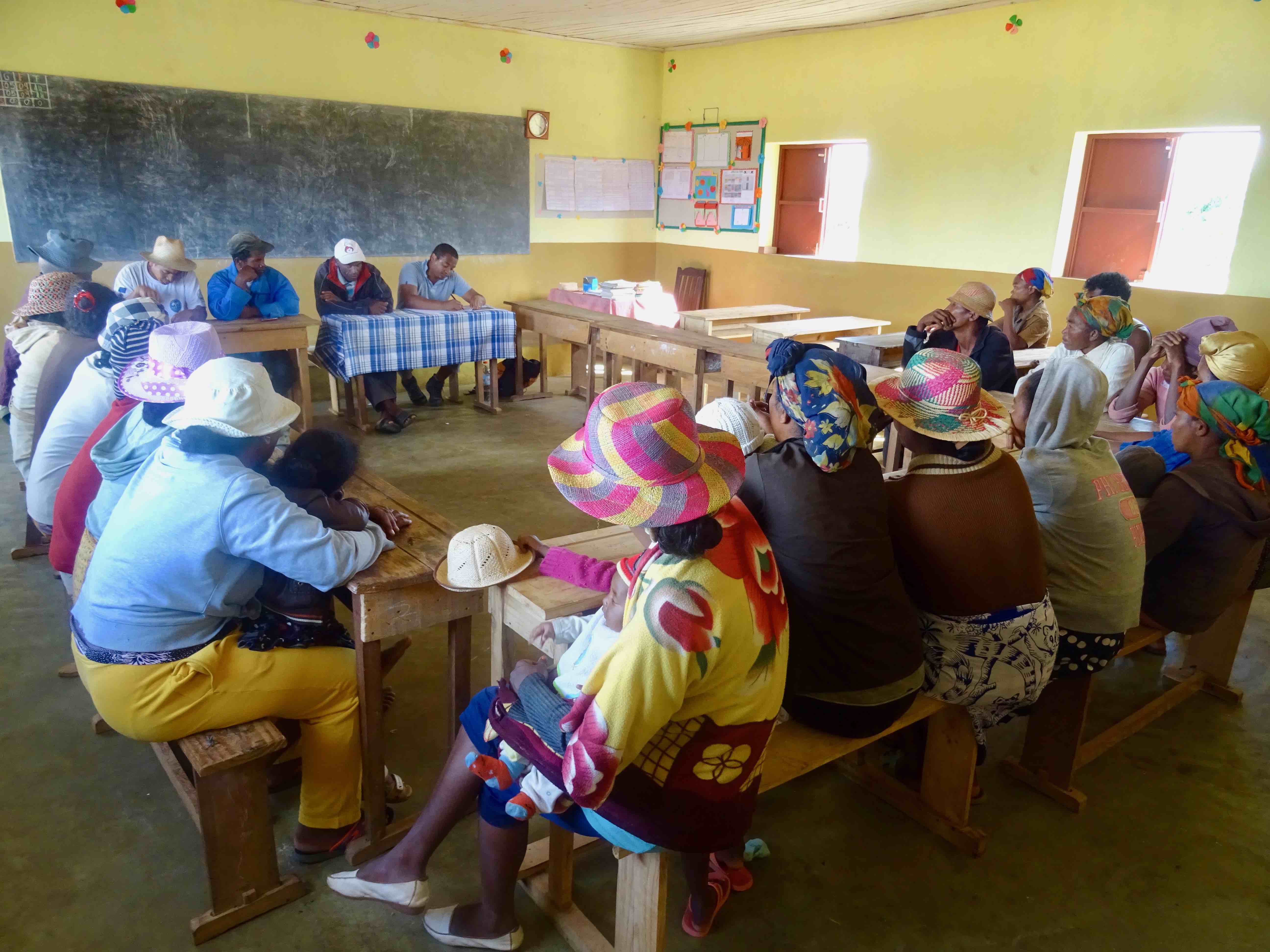 Réunion local cantine décembre 2017